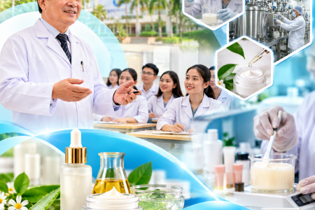 KHÓA HỌC BÀO CHẾ MỸ PHẨM THỰC CHIẾN: HỌC TỪ CHUYÊN GIA – ĐÓN ĐẦU XU HƯỚNG